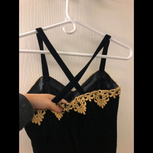 Vintage 80s Gunne Sax Baroque Balletcore Dress - Picture 2 of 8